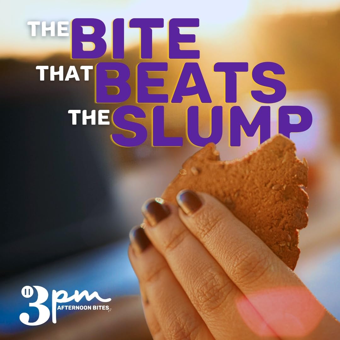 3PM Afternoon Bites Cranberry Flaxseed Cookies with Postbiotics, 5g of Protein, 15 Cookies 3PM AFTERNOON BITESAu supplements