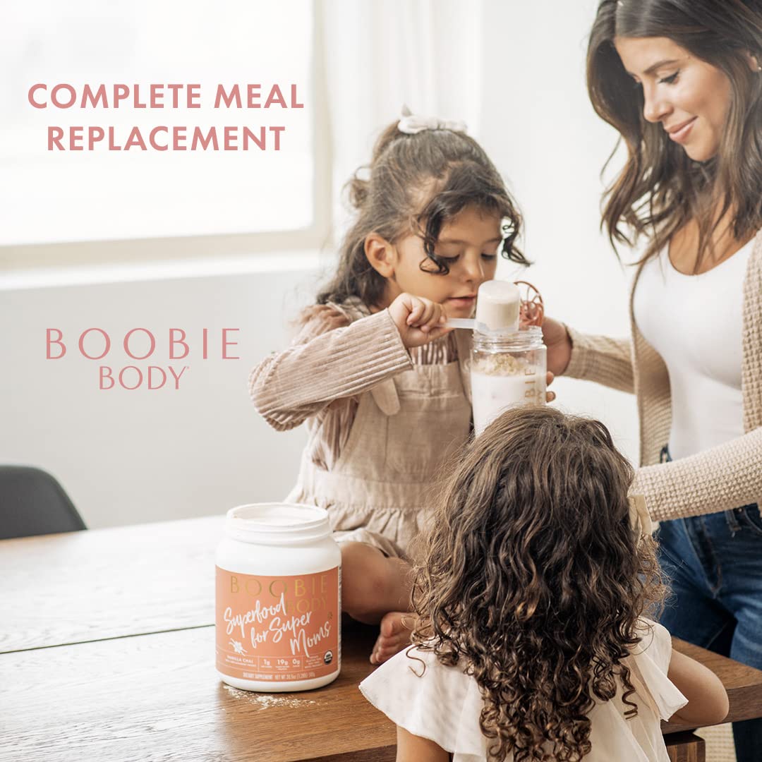 Boobie Body Organic Superfood Plant-Based Protein Shake, Chocolate Bliss, [23.4oz, 1 Tub] Boobie BrandsUS supplements