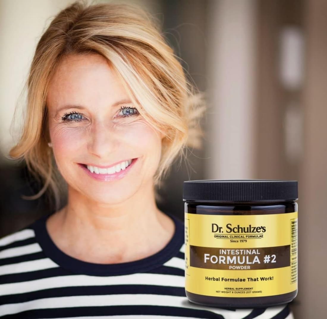Dr. Schulze's Intestinal Formula #2 (8 Ounces) and Intestinal Formula #1 Capsules Dr. Schulze'sUS supplements