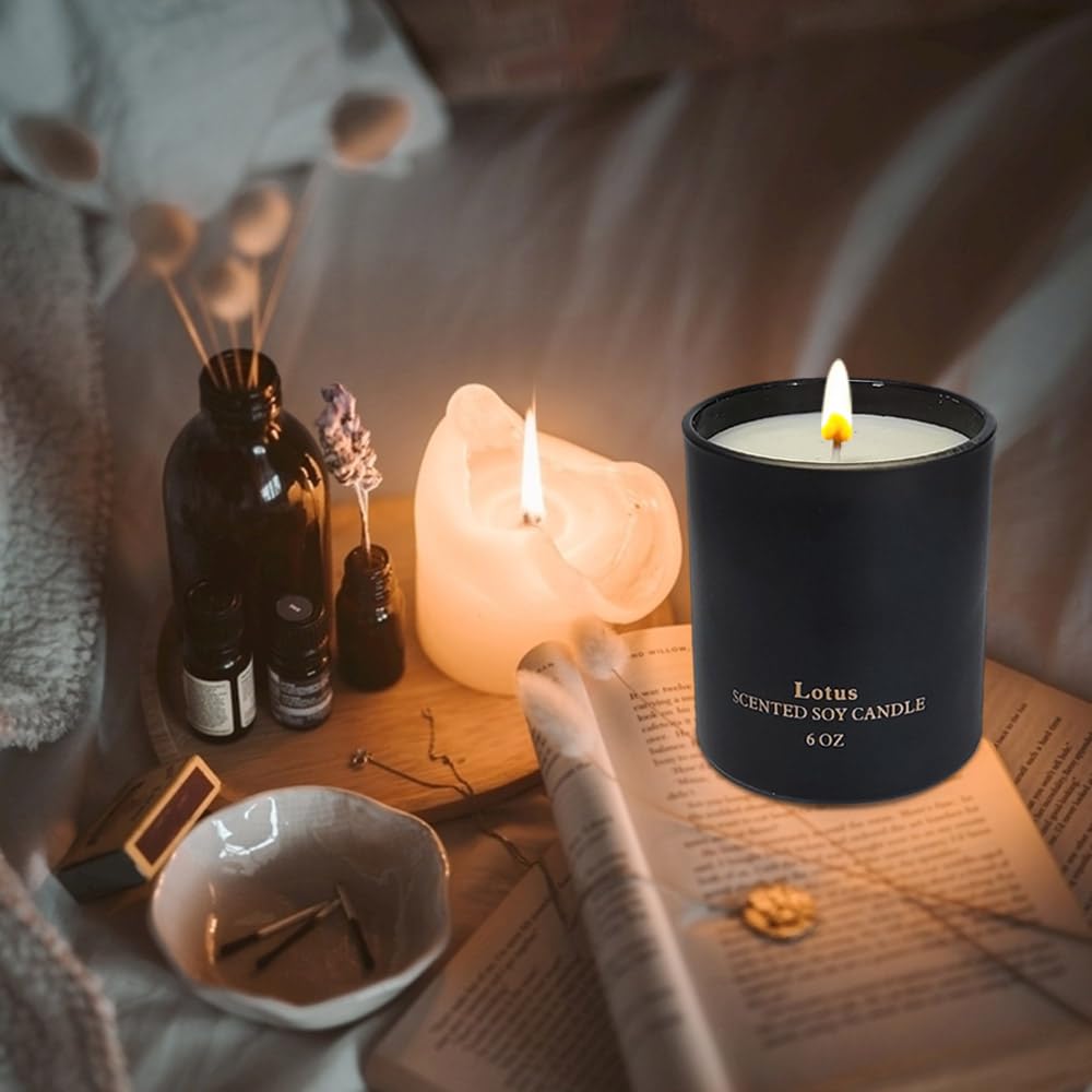 Scented Candles for Women,Premium Lotus Aromatherapy Candles, Home Scented Candle Kelly's Custom CandlesAu supplements