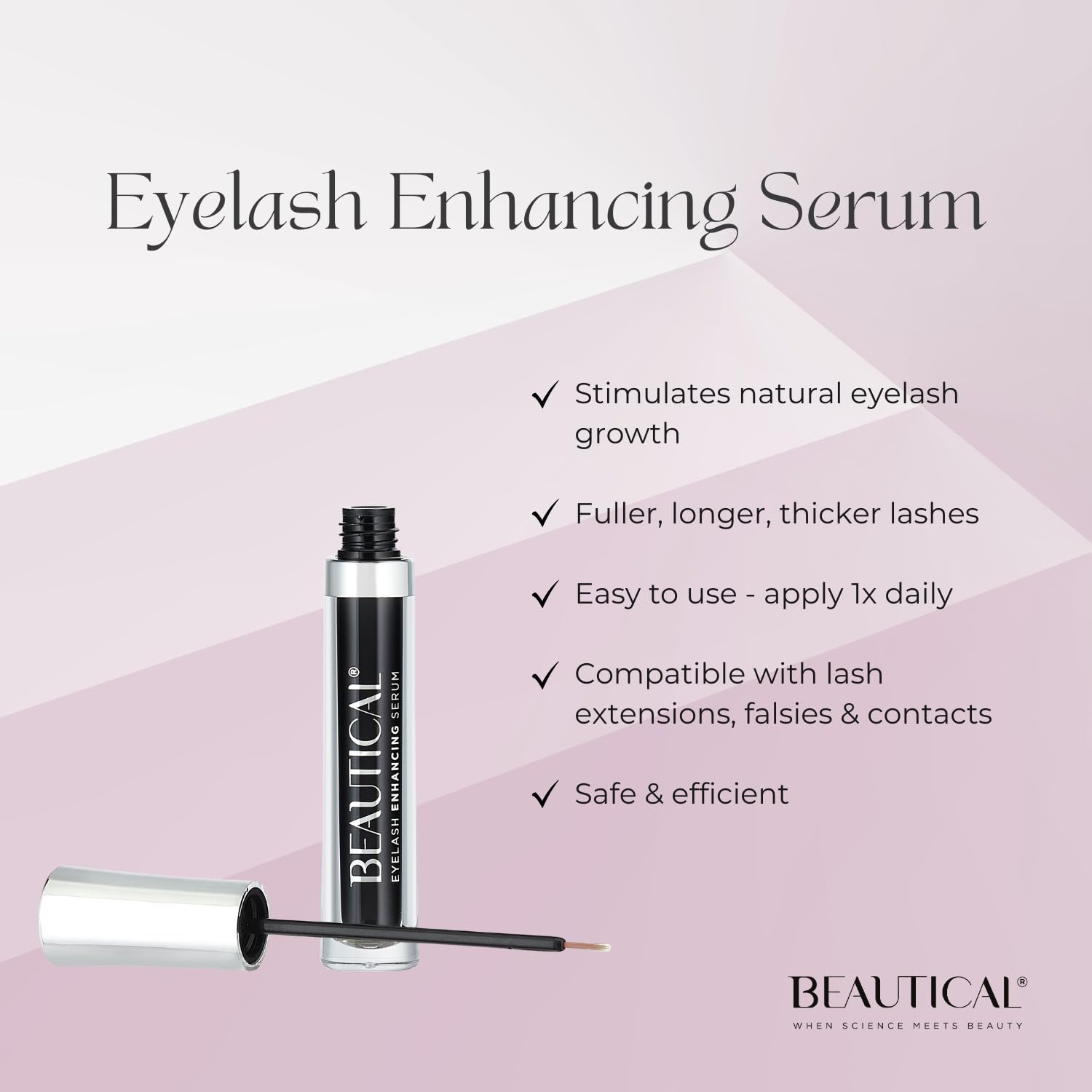 BEAUTICAL Eyelash Serum – Lash Enhancing & Conditioning Formula with Botanical Ingredients for the Appearance of Fuller, Shinier & Healthier-Looking Lashes – Nourishing Lash Care, 3ml BEAUTICALAu supplements