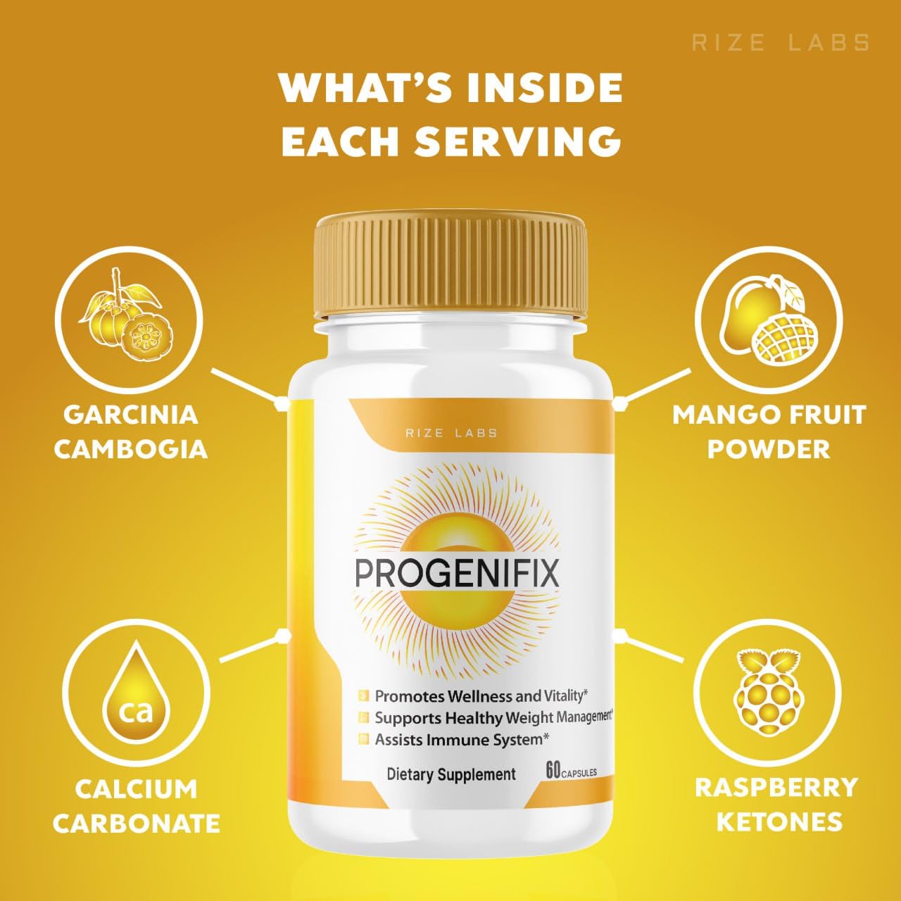 rize labs (2 Pack) Progenifix Weight Loss Supplement, Progenifix Capsules Total Body Wellness rize labsAu supplements