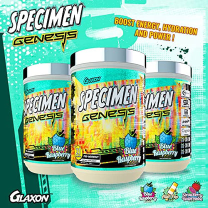 Specimen Full Spectrum High Stimulant Pre-Workout Powder | Supercharged Energy GlaxonUS supplements