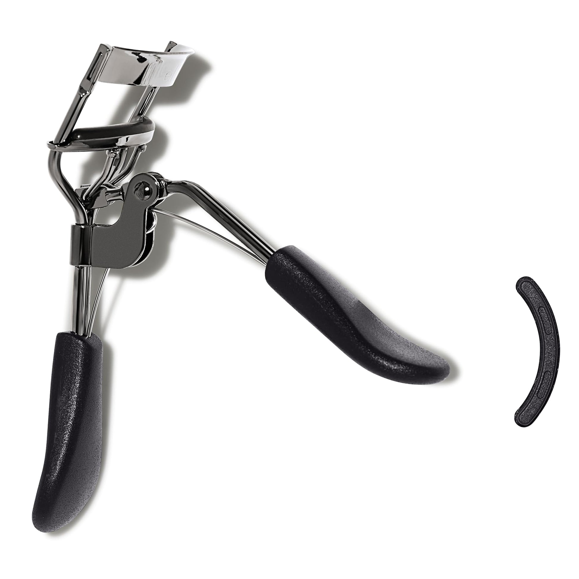 e.l.f. Pro Eyelash Curler, Strong, Contoured, Eye-Opening, Voluminous Lashes, Includes Additional Rubber Replacement Pad, Silver e.l.f.Au supplements