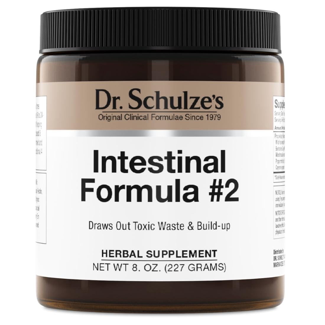 Dr. Schulze's | Intestinal Formula #2 | Herbal Colon Cleanse Formula | 8 Oz. Jar Dr. Schulze'sUS supplements