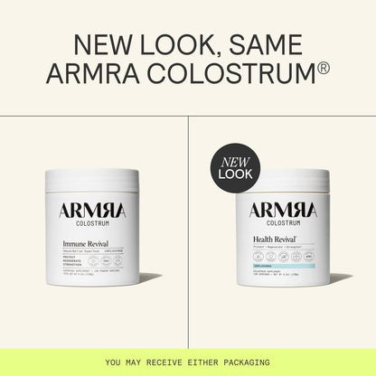 ARMRA Colostrum Powder | Unflavored | Gut Health & Bloating | Skin & Hair | Immunity | Keto, Gluten & Fat-Free | 120 Servings ARMRAUS supplements
