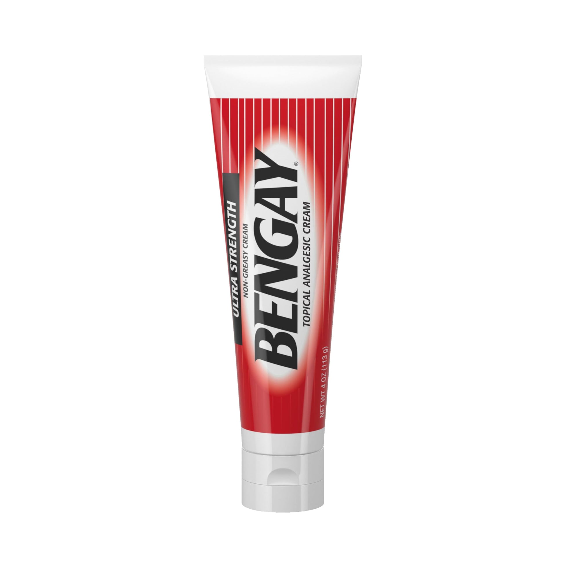 Bengay Ultra Strength Topical Pain Relief Cream, Non-Greasy Topical Analgesic for Minor Arthritis, Muscle, Joint and Back Pain, Camphor, Menthol and Methyl Salicylate, 4 OZ BengayAu supplements