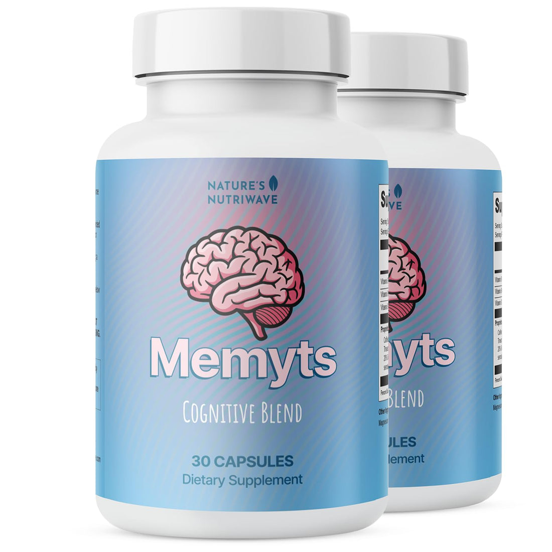 Nature’s NutriWave Memyts – Natural Daily Supplement with B Vitamins and Herbal Extracts | Non-GMO | Made in USA | 100% Natural, 30 Capsules, 2-Month Supply Nature’s NutriWaveAu supplements