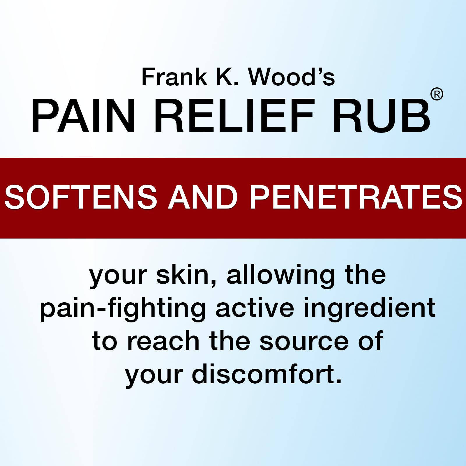 FRANK K. WOOD'S PAIN RELIEF RUB-2 oz (3 Jars) FRANK K. WOOD'S PAIN RELIEF RUBAu supplements