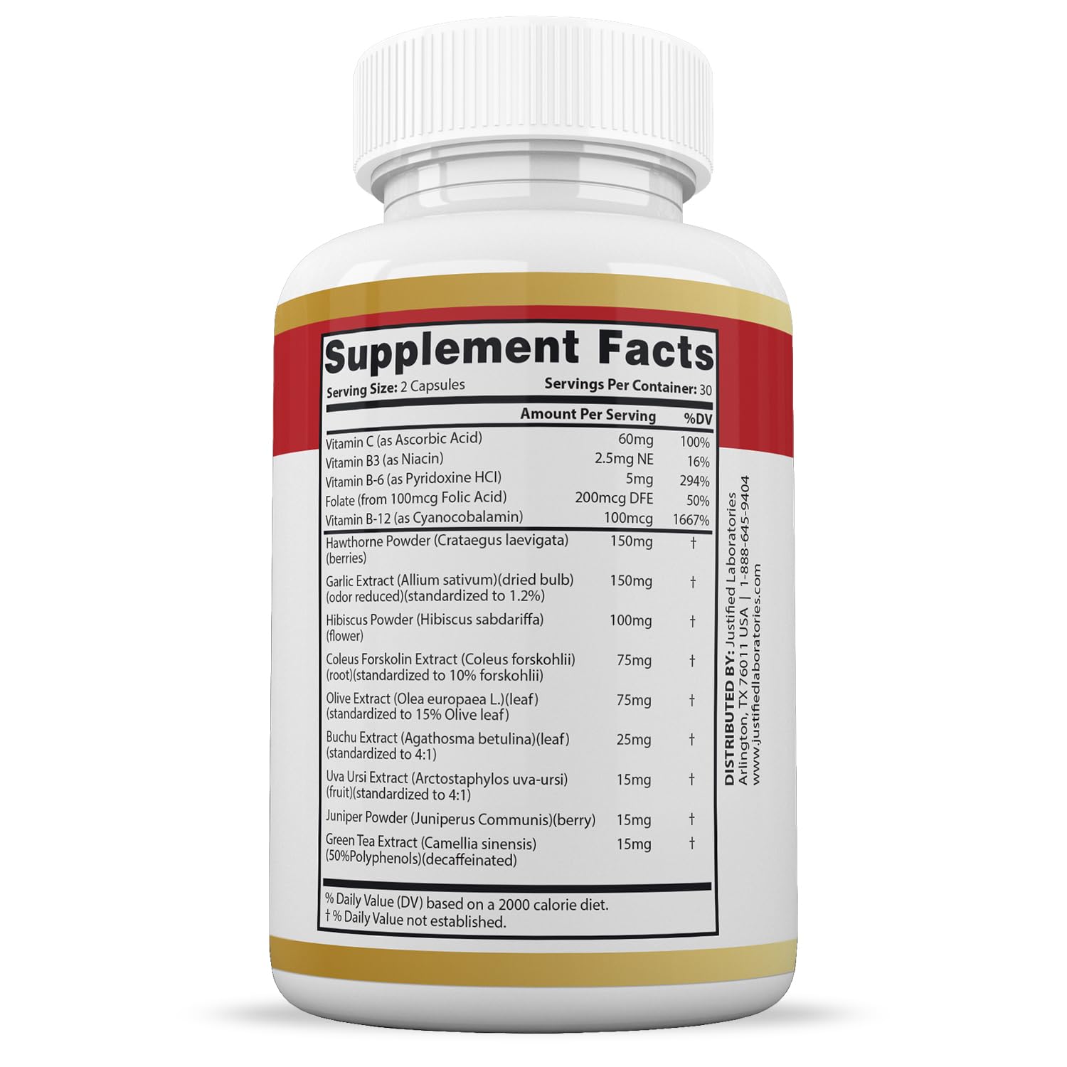 (2 Pack) Blood Balance Advanced Formula 688MG Supplement Pills 120 Capsules Justified LaboratoriesAu supplements