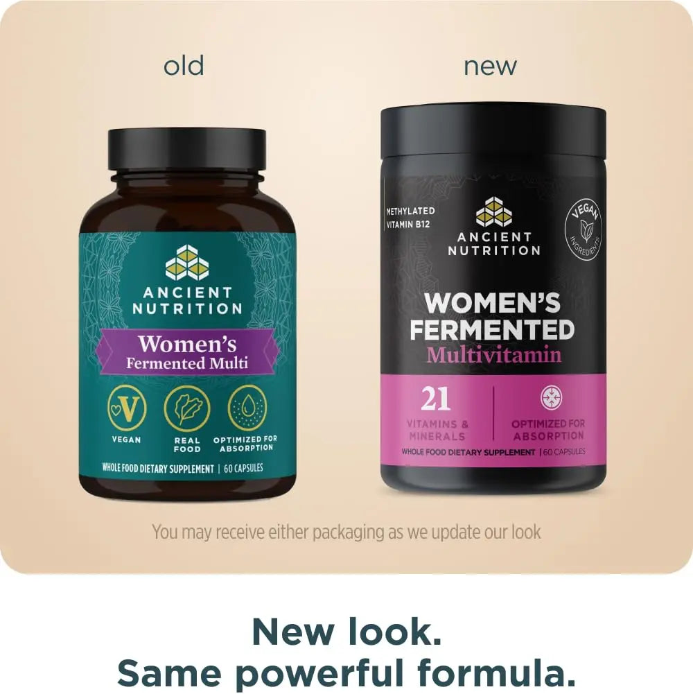 Ancient Nutrition Multivitamin for Women, Women's Fermented Multivitamin with Vitamin C, D, K, Zinc & Magnesium Ancient NutritionAu supplements