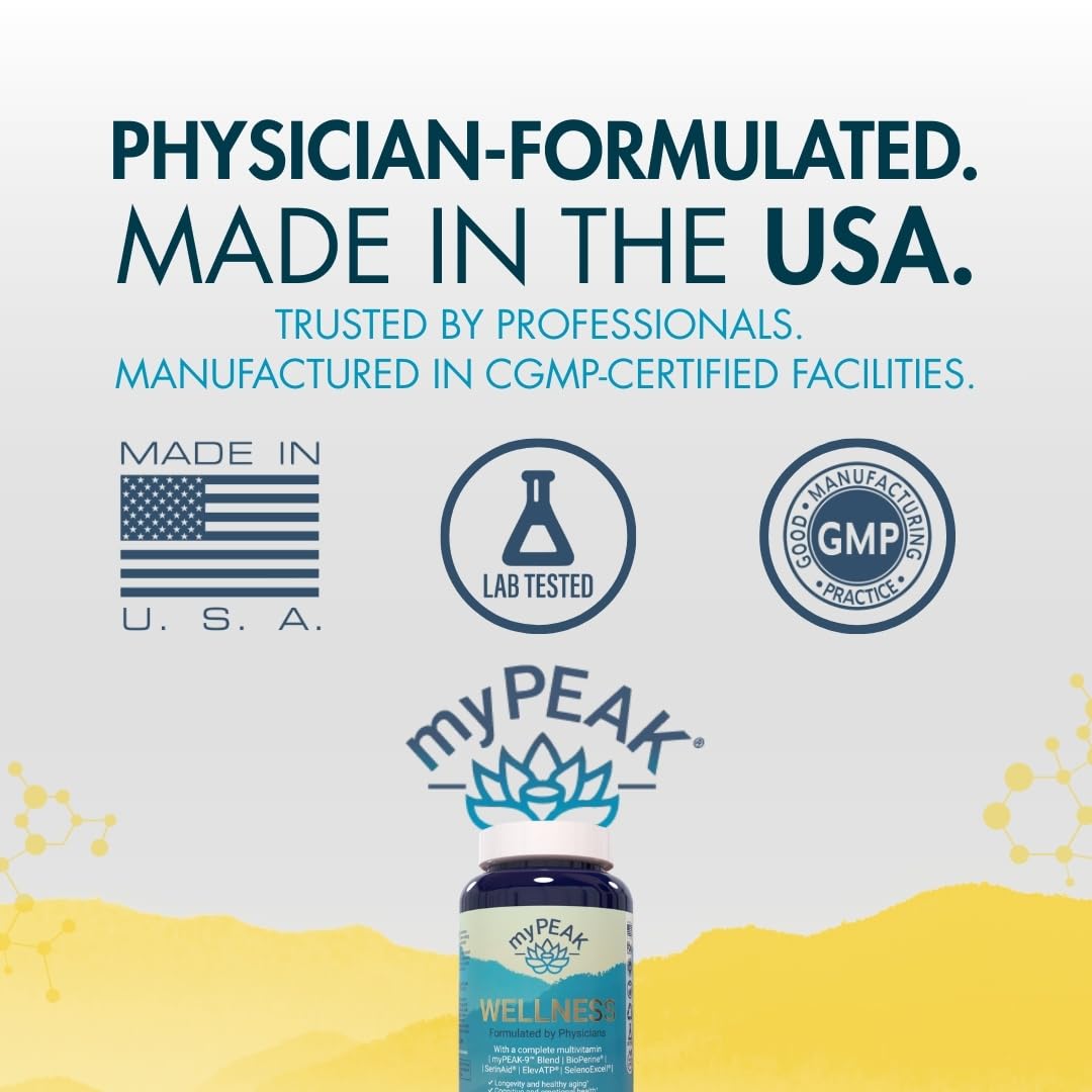 myPEAK PeakBiotic: The Ultimate Vegan Synbiotic with 50 Billion CFU Probiotics Prebiotics Postbiotics Modbiotics and Gut Lining to Enhance Digestion, Skin, and Mood with 2-Month Supply, 60 Capsules myPEAKAu supplements