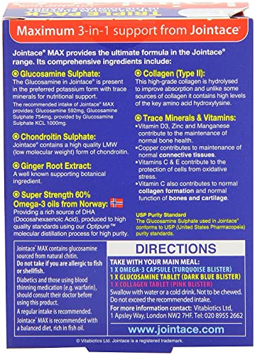 Jointace Vitabiotics Max, 84 Count (Pack of 1) VitabioticsUS supplements