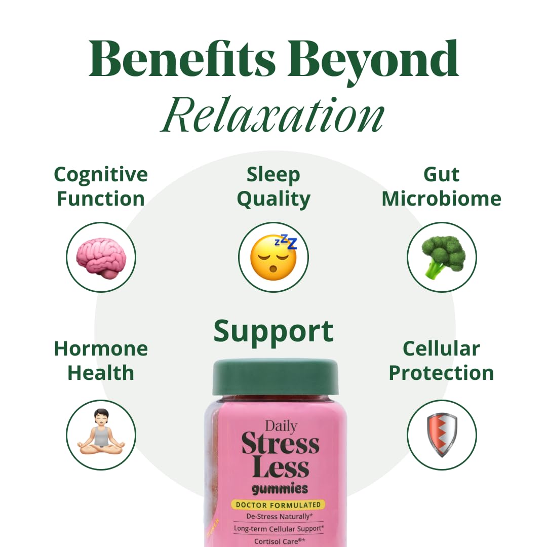 Semaine Stress Less Gummy with Cortisol Care™ 60 Count – Daily Support for Stress, Mood & Sleep SemaineAu supplements