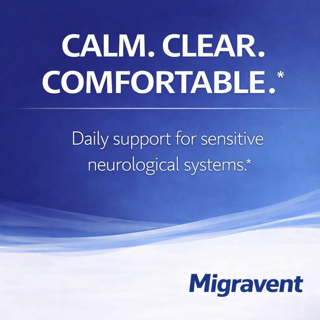 Vita Sciences Migravent – Advanced Nutritional Formula with Magnesium, CoQ10, Vitamin B2, and Butterbur for Brain and Circulatory Wellness – 60 Capsules Vita SciencesAu supplements