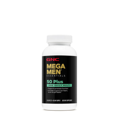 GNC Mega Men 50 Plus One Daily Multivitamin | Supports Prostate Function GNCUS supplements