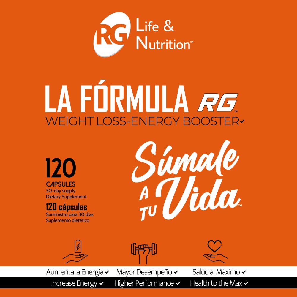 RG LIFE & NUTRITION - Weight Loss Pills, Energy Booster and Fat Burner with Magnesium RG LIFE & NUTRITIONUS supplements