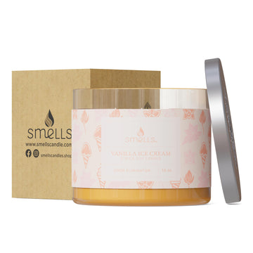 Smells - Odor Eliminator - Premium Soy Wax Jar Scented Candle 12oz. and 16oz. - 100% Cotton Single Wick SmellSAu supplements