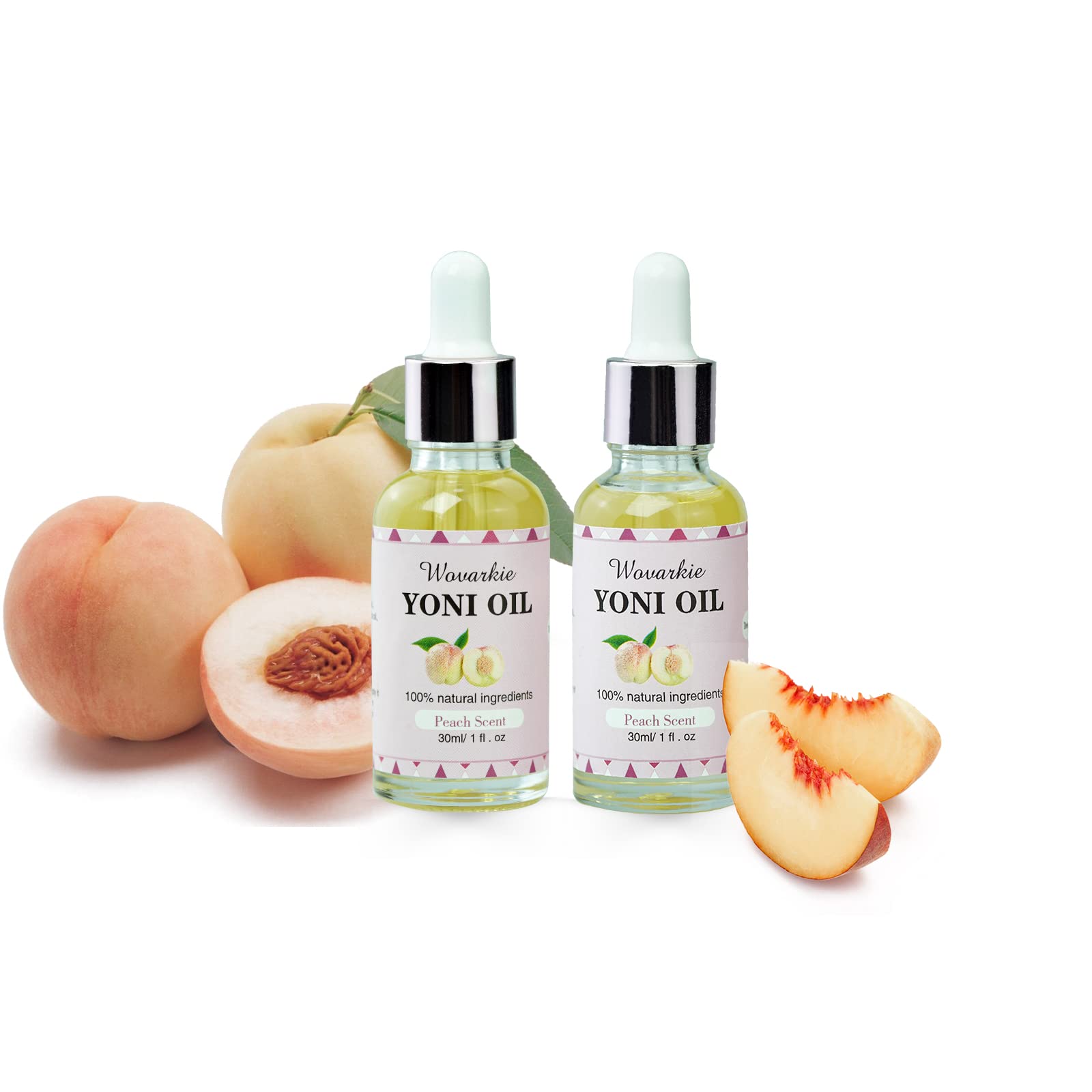 2 Packs Yoni Oil for Women, 1 fl oz/30 ml Feminine Oil Intimate Deodorant for Women, Eliminates Odor WovarkieAu supplements