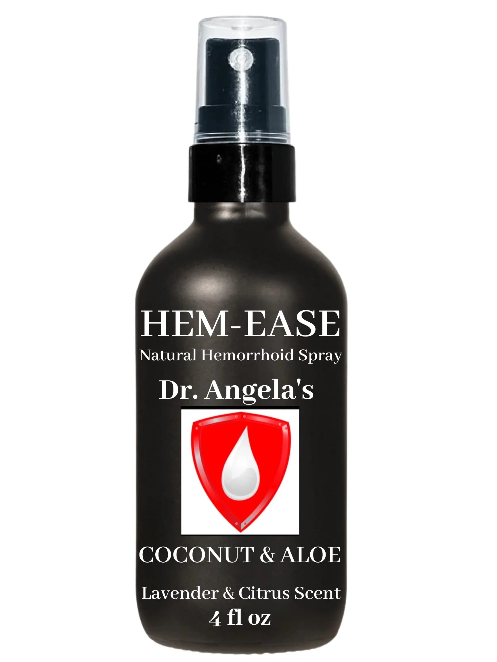 Dr. Angela's Hemorrhoid Treatment Spray | Organic Aloe Vera, Witch Hazel & Essential Oils Turmeric & Tea Tree | Natural Itching & Burning Relief Cream Doctor Angela EssentialAu supplements