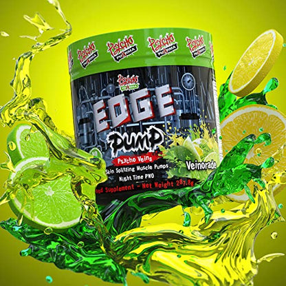 Psycho Pharma Pump it up. Pump it Way up Edge Pump Contains an All-Star Combination Psycho PharmaUS supplements