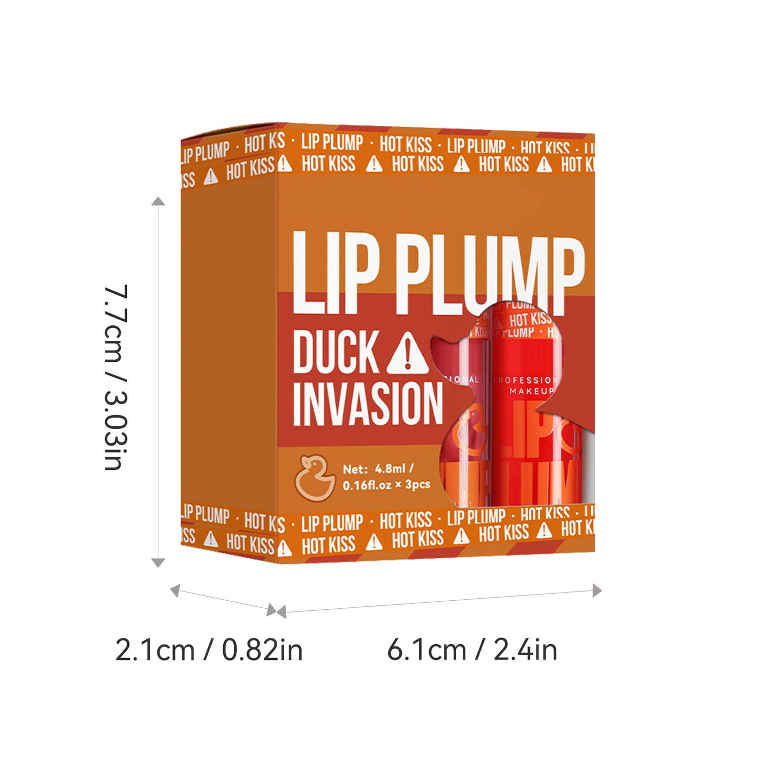 GHFCZOO 3 Colors Duck Lip Plumper Gloss, Hydrating Glitter Shine Primer Lip Tint, Non-Sticky Korean Plumping Lip Oil, Moisturizing Tinted Lip Balm for Sexy, Glossy Lips (Set A, 3pcs/set) GHFCZOOAu supplements