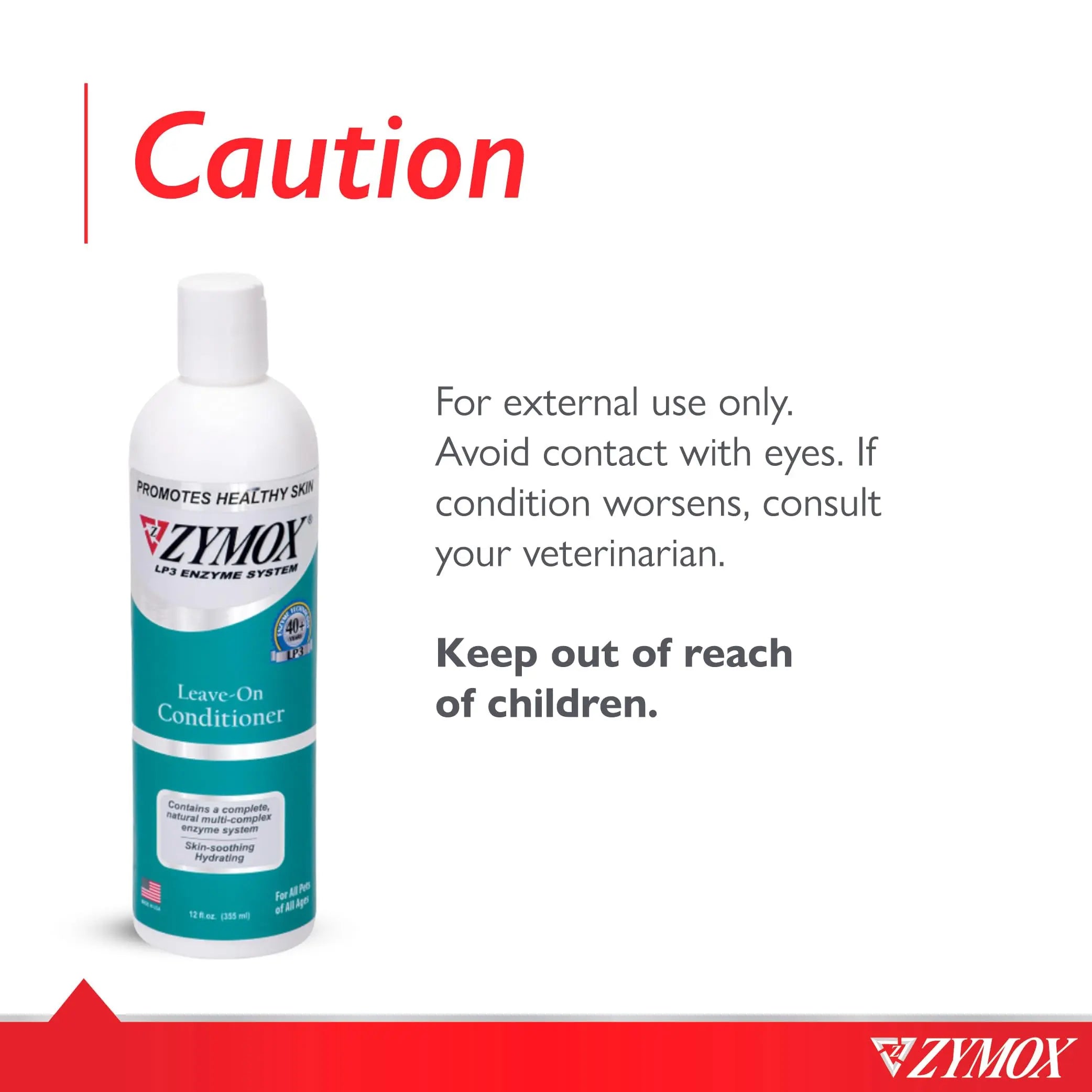Zymox Leave On Conditioner for Pets, 12 fl oz Pet King Brandsnz supplements