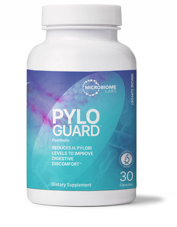 Microbiome Labs PyloGuard - Patented L reuteri DSM17648 to Improve Digestive Comfort - Gut Health & Immune Support Supplement - Postbiotic (30 Capsules) Microbiome LabsAu supplements