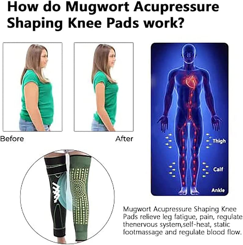 KNEECA Tourmaline Acupressure Selfheating Knee Sleeve, Tourmaline Acupressure Self XTRYTRUIUS supplements