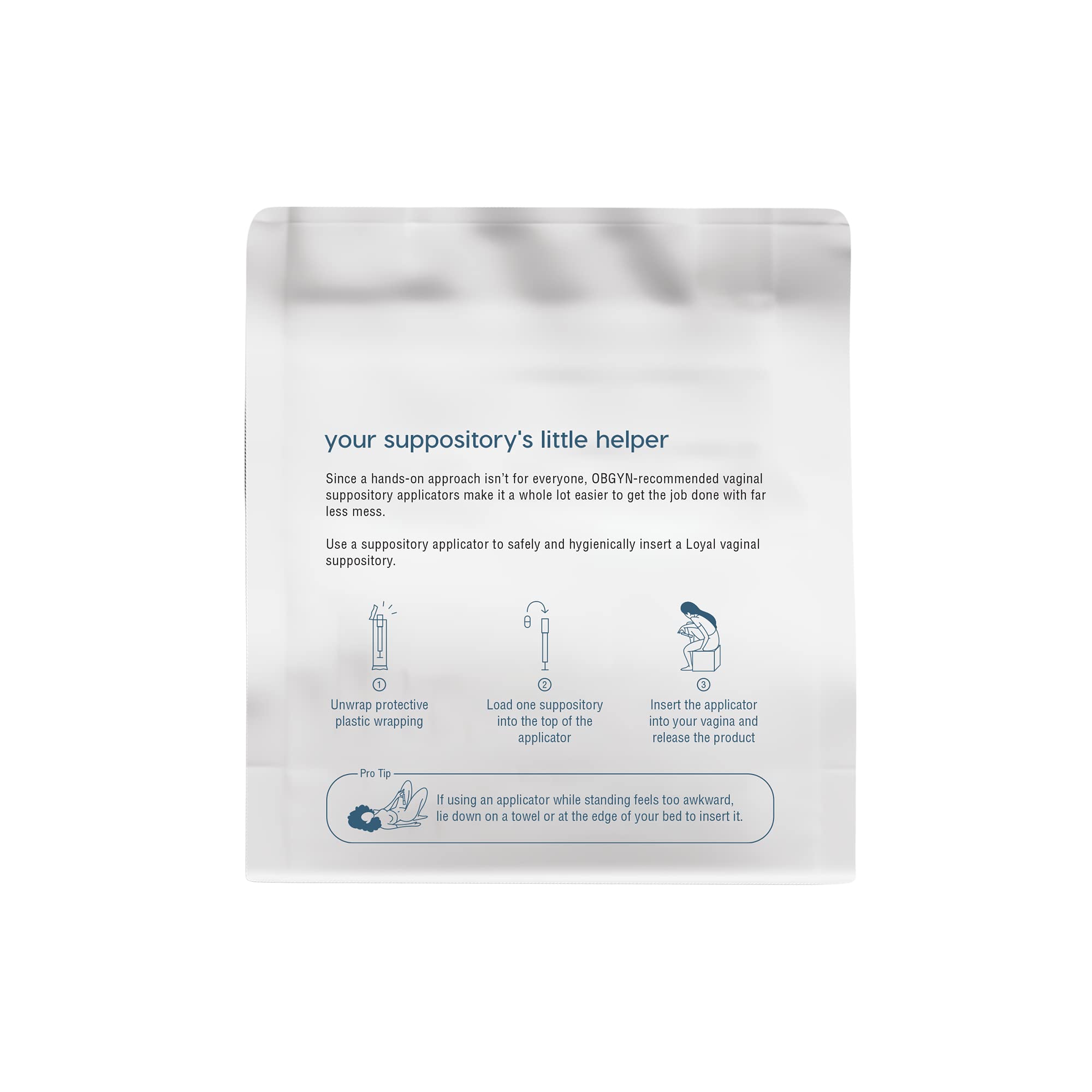 Loyal The Helper Suppository Applicators | Efficient | Compact | Comfortable | Fits Most Brands, Pills, Tablets and Boric Acid Suppositories (30-Pack) LoyalUS supplements