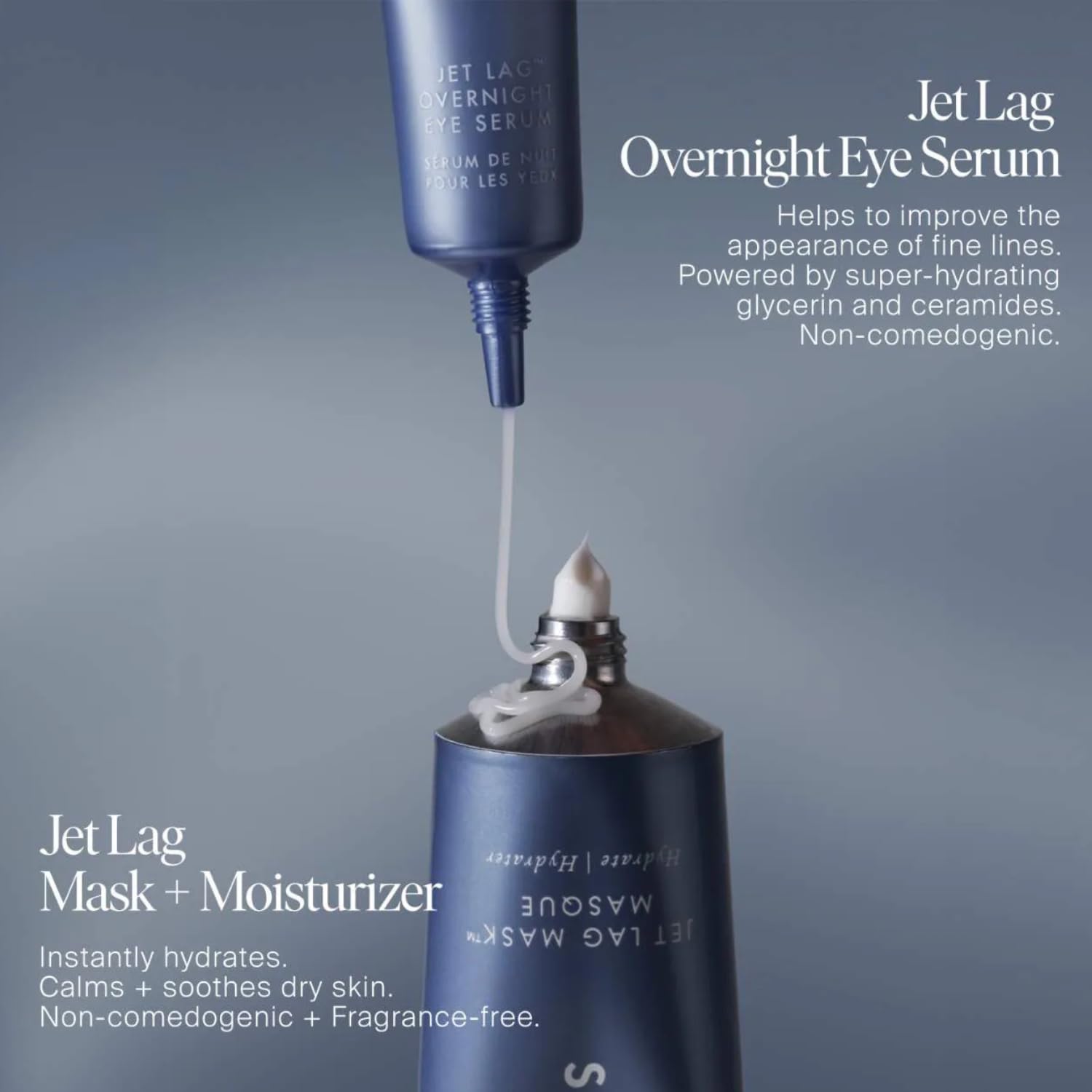 Summer Fridays Jet Lag Overnight Eye Serum - Nourishing Undereye Treatment for Dark Circles - Helps to Hydrate, Smooth, Firm & Depuff - Enriched with Glycerin to Lock in Moisture (0.5 Fl Oz) Summer FridaysAu supplements
