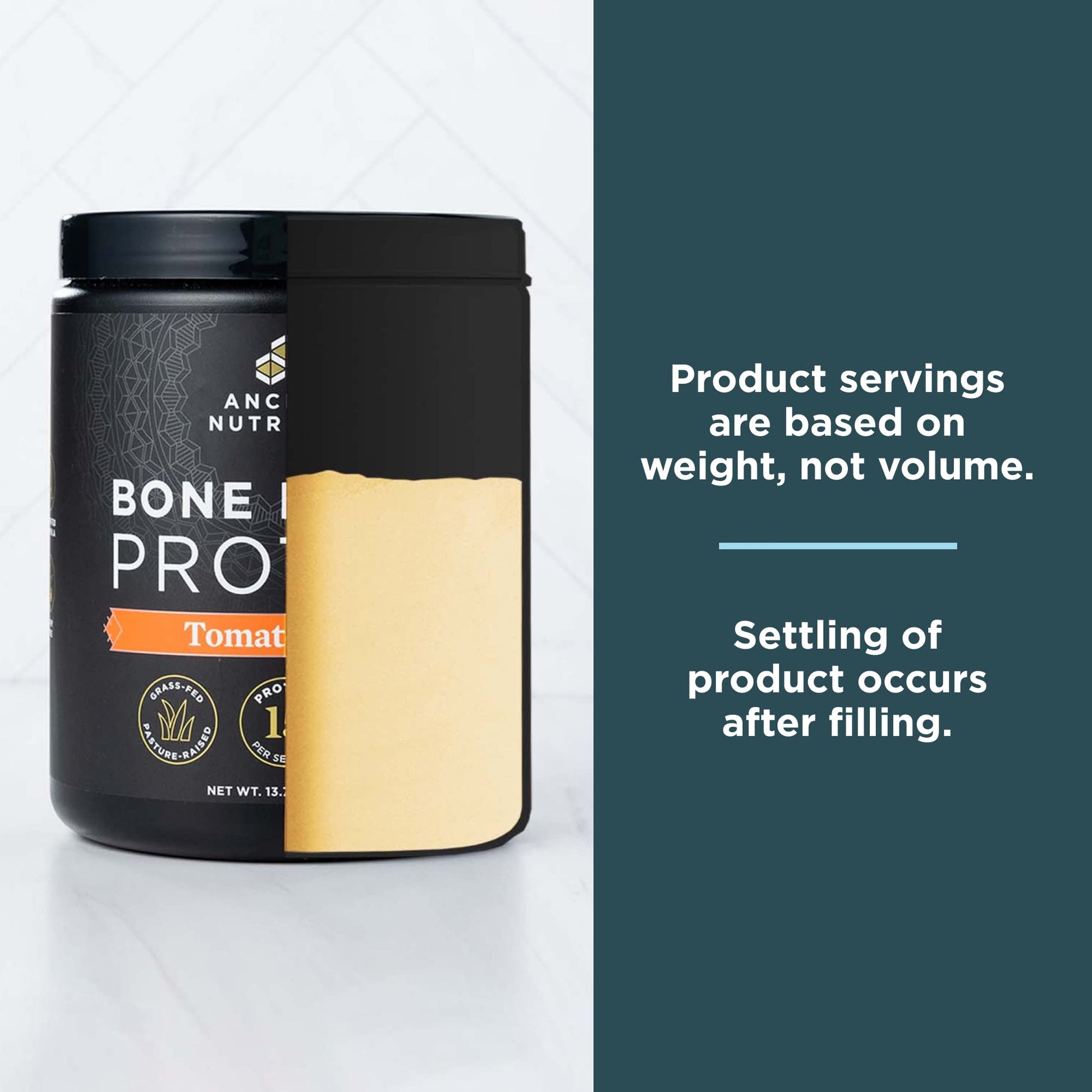 Ancient Nutrition Bone Broth Protein Powder, Tomato Basil, Grass-Fed Chicken and Beef Ancient NutritionUS supplements