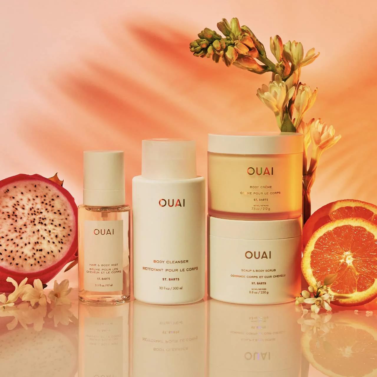 OUAI St. Barts Hair and Body Mist - Tropical-Scented Hair Perfume and Body Spray - Notes of Dragonfruit, Orange Blossom, Tuberose & Musk (3.3 Fl Oz) OUAIAu supplements