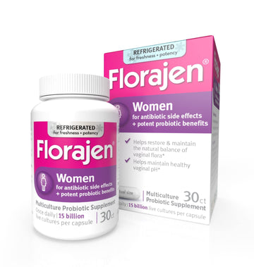 Florajen Women's Vaginal Probiotics, Provides Gut Health & Constipation Relief For Adults And Bloating Relief FlorajenAu supplements