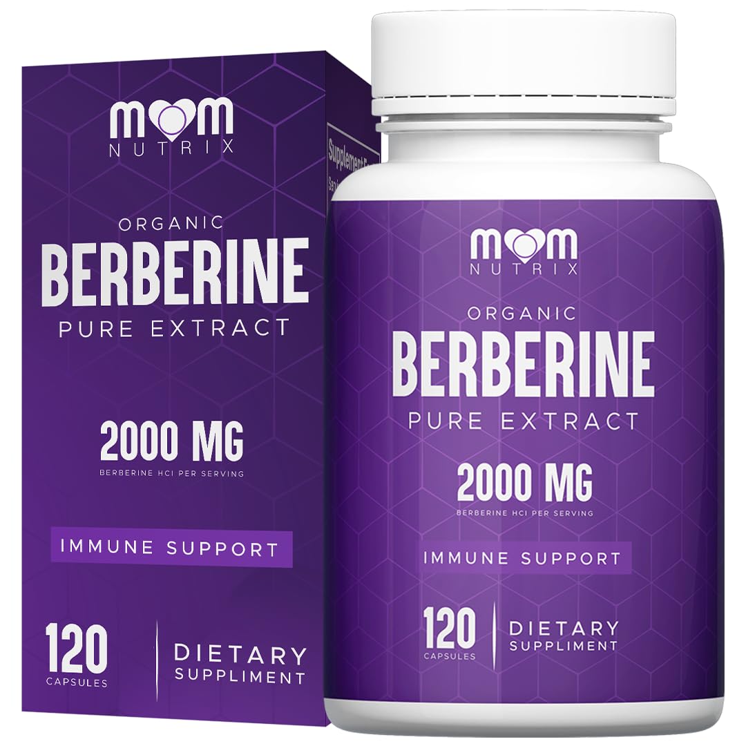 THE MONK Organic Berberine Extract 2000mg - Vegan, Non-GMO - Immune Support - Berberine HCL Supplement for Women & Men - 120 Capsules THE MONKAu supplements