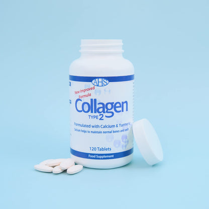 AHS Collagen Type 2 120 Tablets - 4500MG Per Day - Formulated with Calcium and Turmeric AHSUS supplements
