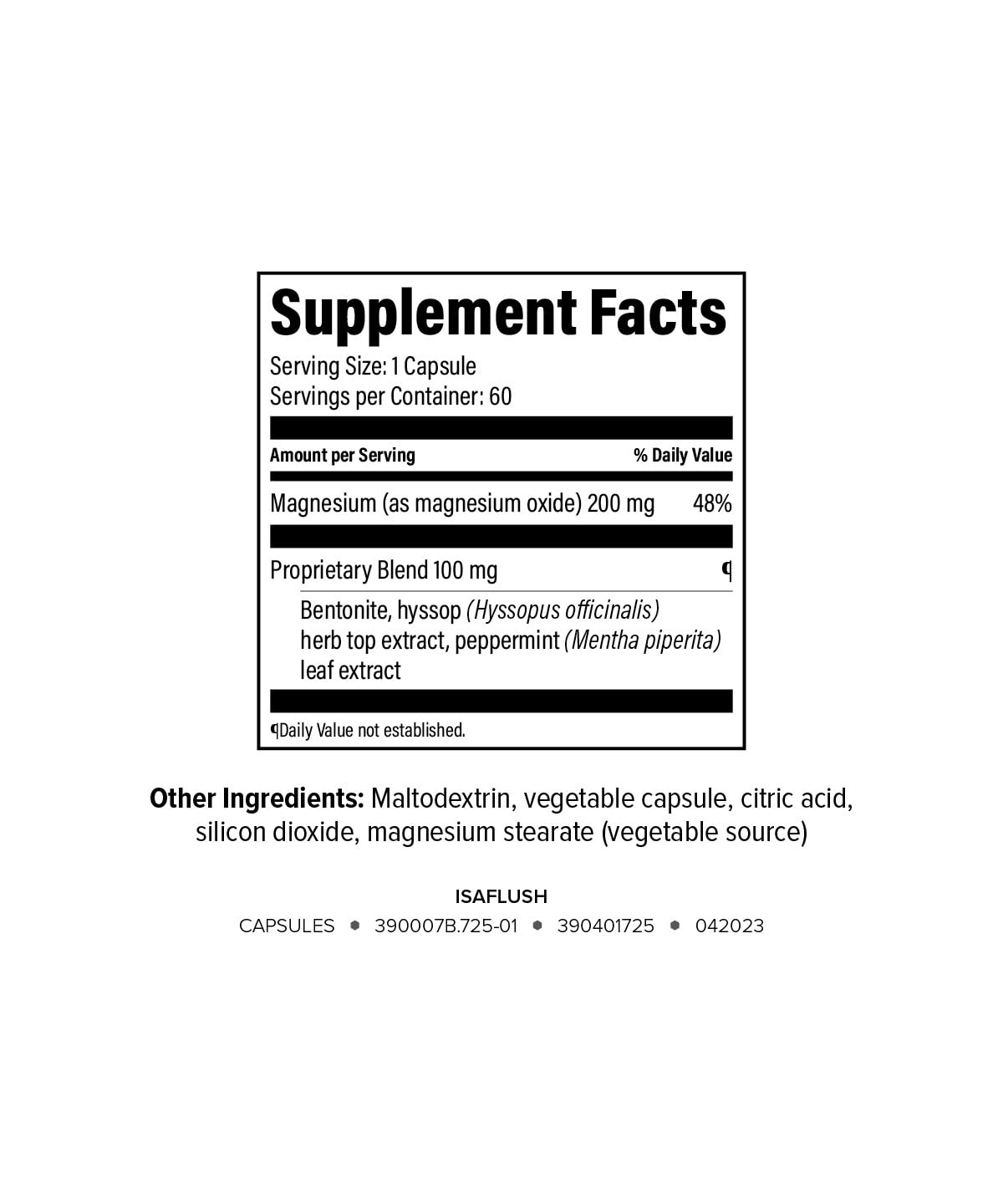 Isagenix IsaFlush - Gentle Digestive Support with Balanced Minerals Encouraging Regularity - No Harsh Laxatives - 60 Capsules IsagenixUS supplements