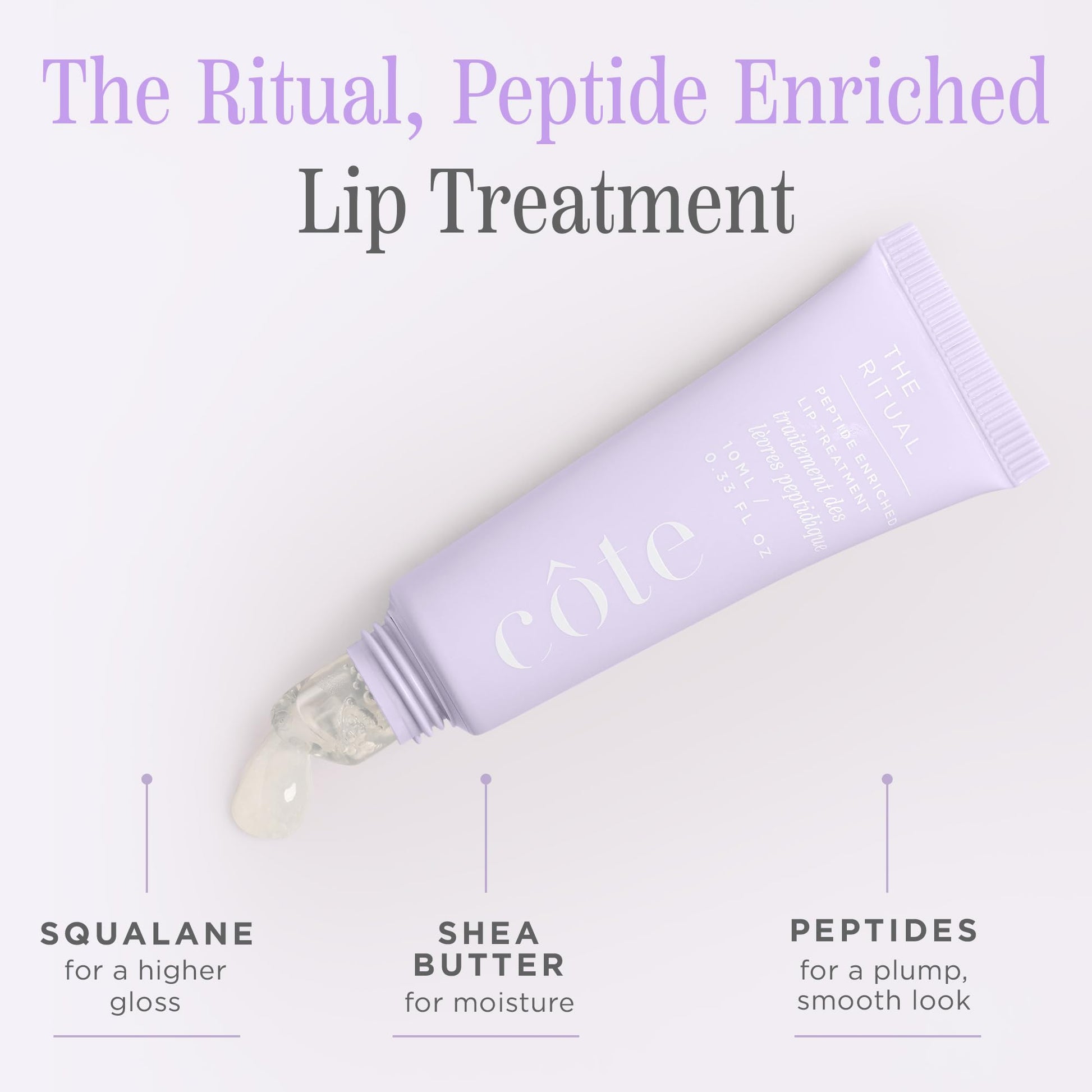 Cote Beauty’s The Ritual Lip Moisturizer for Women with Peptides, Shea Butter & Cocoa Butter for Soft & Supple Lips, Softens, and Soothes, Vegan & Cruelty-Free, 0.33 Fl Oz Cote ShopAu supplements