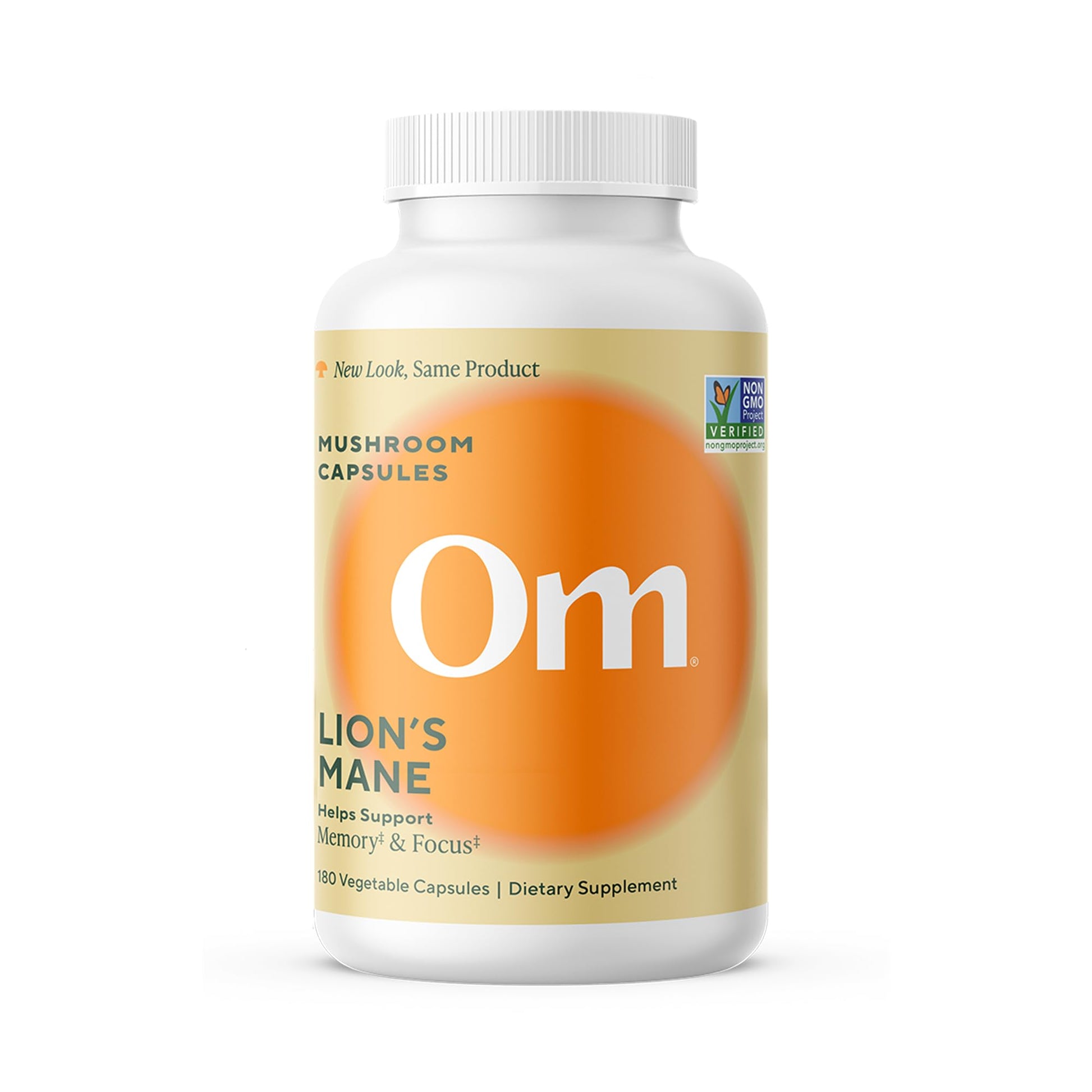 Om Lion’s Mane Mushroom Capsules - Organic Mushroom Supplement and Nootropic - Brain Supplements for Memory and Focus, 180 Count (60 Servings) OM MUSHROOM SUPERFOODAu supplements