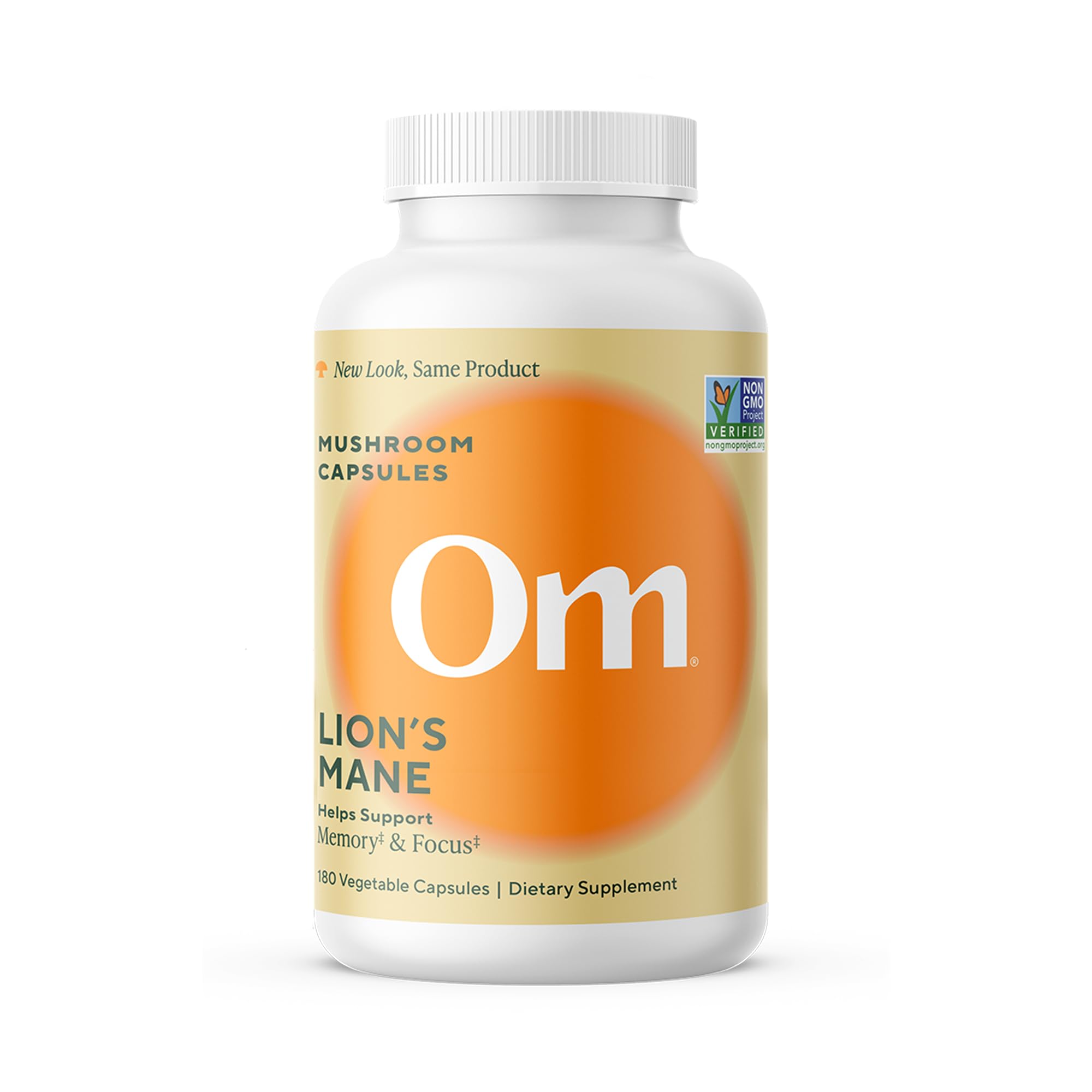 Om Lion’s Mane Mushroom Capsules - Organic Mushroom Supplement and Nootropic - Brain Supplements for Memory and Focus, 180 Count (60 Servings) OM MUSHROOM SUPERFOODAu supplements