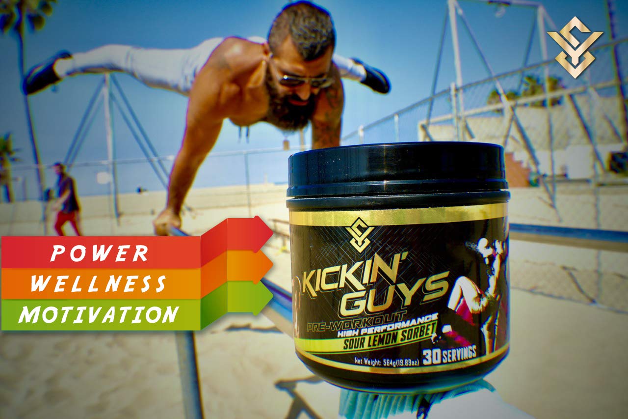 Kickin' Guys Pre Workout Powder Sports Nutrition Supplement - Explode Energy & Performance Yulian Svitolin LLCAu supplements