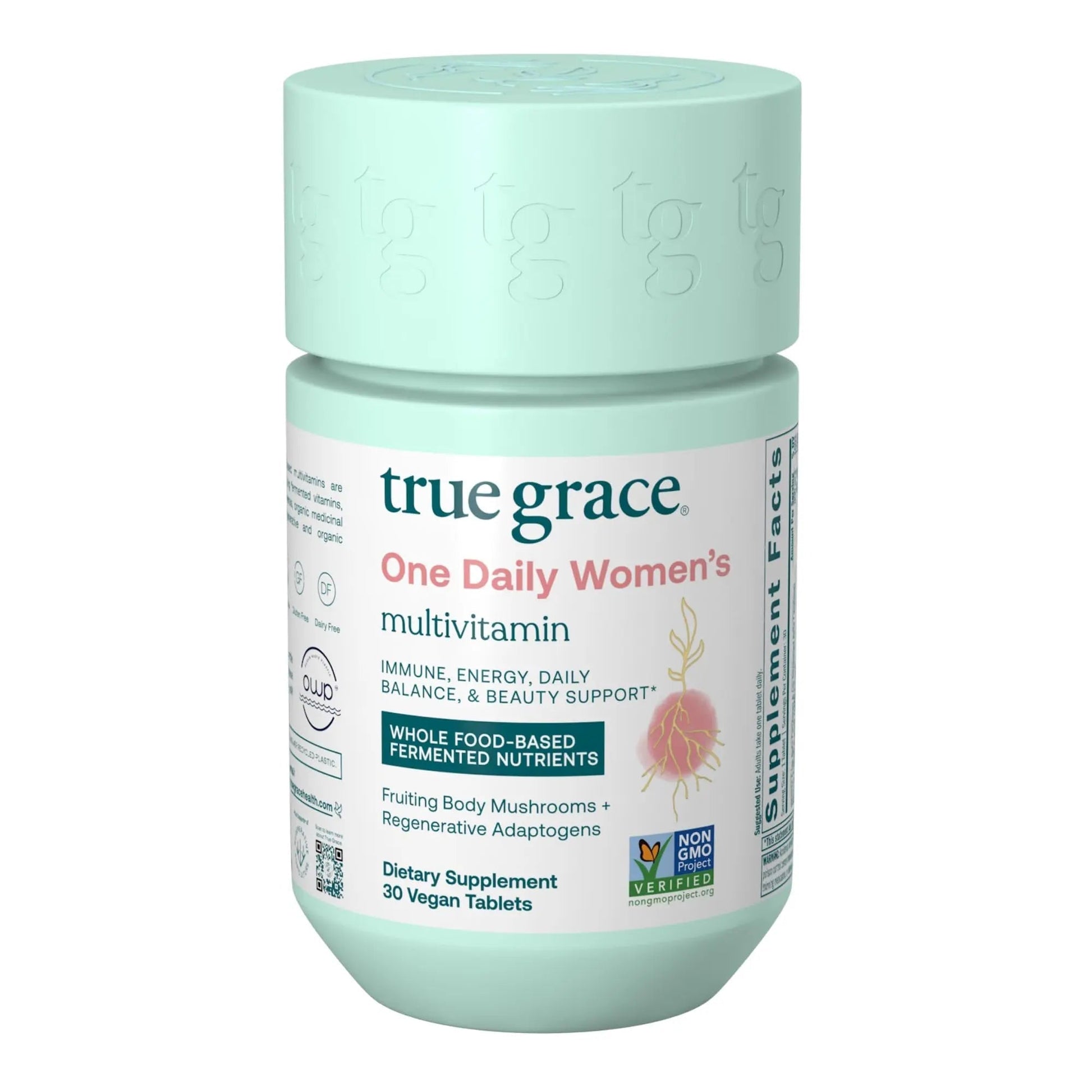 True Grace One Daily Women’s Multivitamin Fermented Minerals, Organic Adaptogens & Mushrooms Whole Body Balance, Immune, Energy, Beauty Support True GraceAu supplements