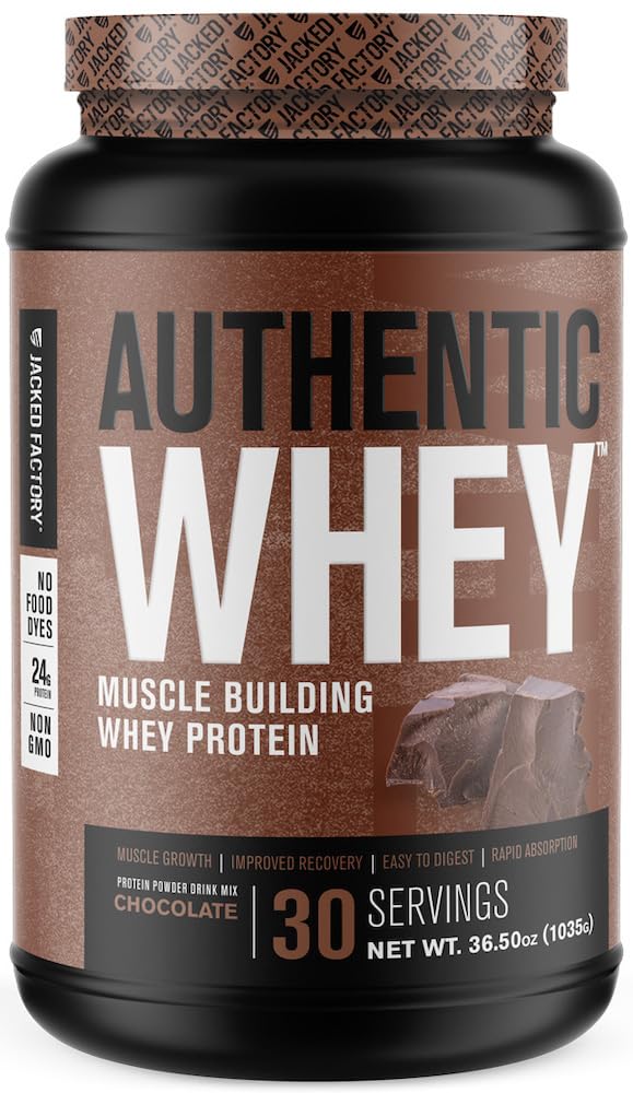 Jacked Factory Authentic Whey Muscle Building Whey Protein Powder - Low Carb Jacked FactoryUS supplements
