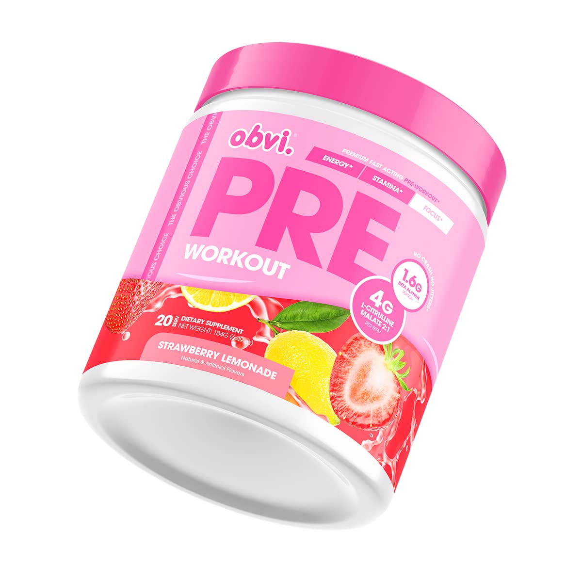 Obvi Pre Workout for Women, Preworkout, Designed for Energy, Stamina and Focus ObviAu supplements
