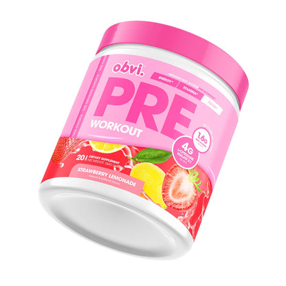 Obvi Pre Workout for Women, Preworkout, Designed for Energy, Stamina and Focus ObviUS supplements