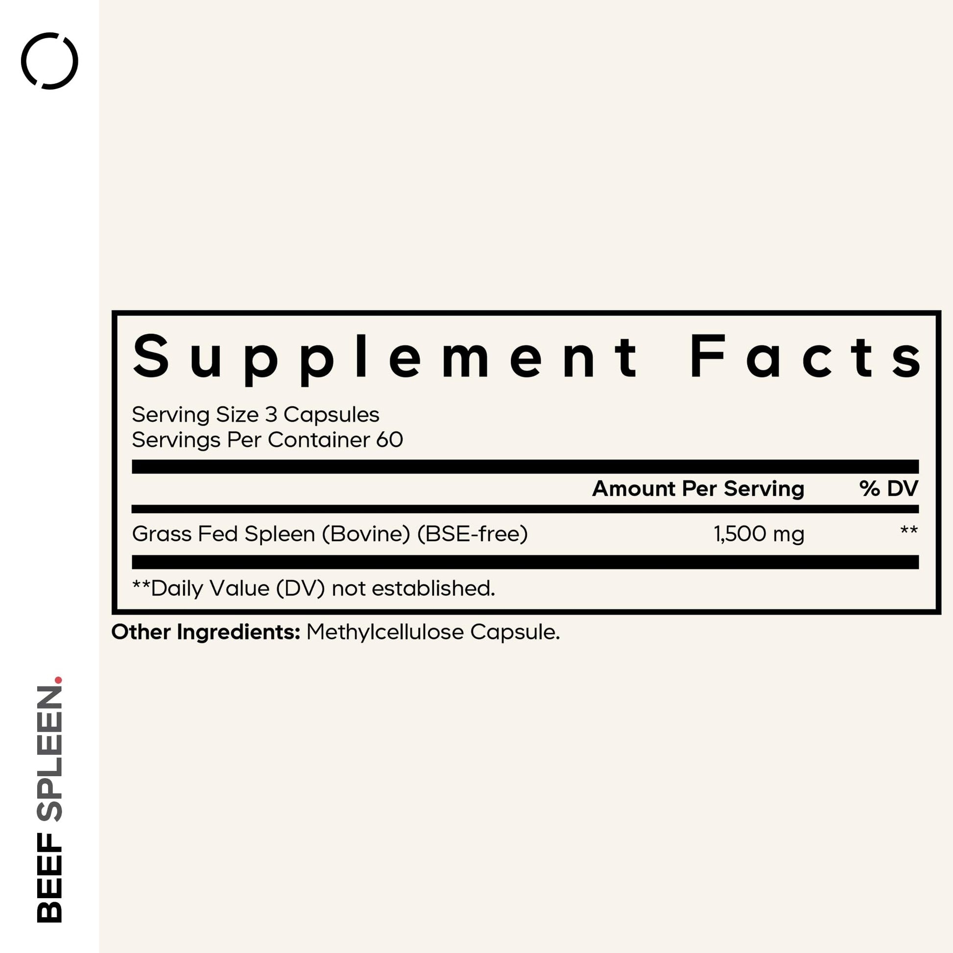 Codeage Grass Fed Beef Spleen Supplement - 2-Month Supply - Freeze Dried, Non-Defatted, Desiccated Bovine Pills Glandulars Meat – Pasture Raised Beef Vitamins for Spleen -180 Capsules CodeageAu supplements