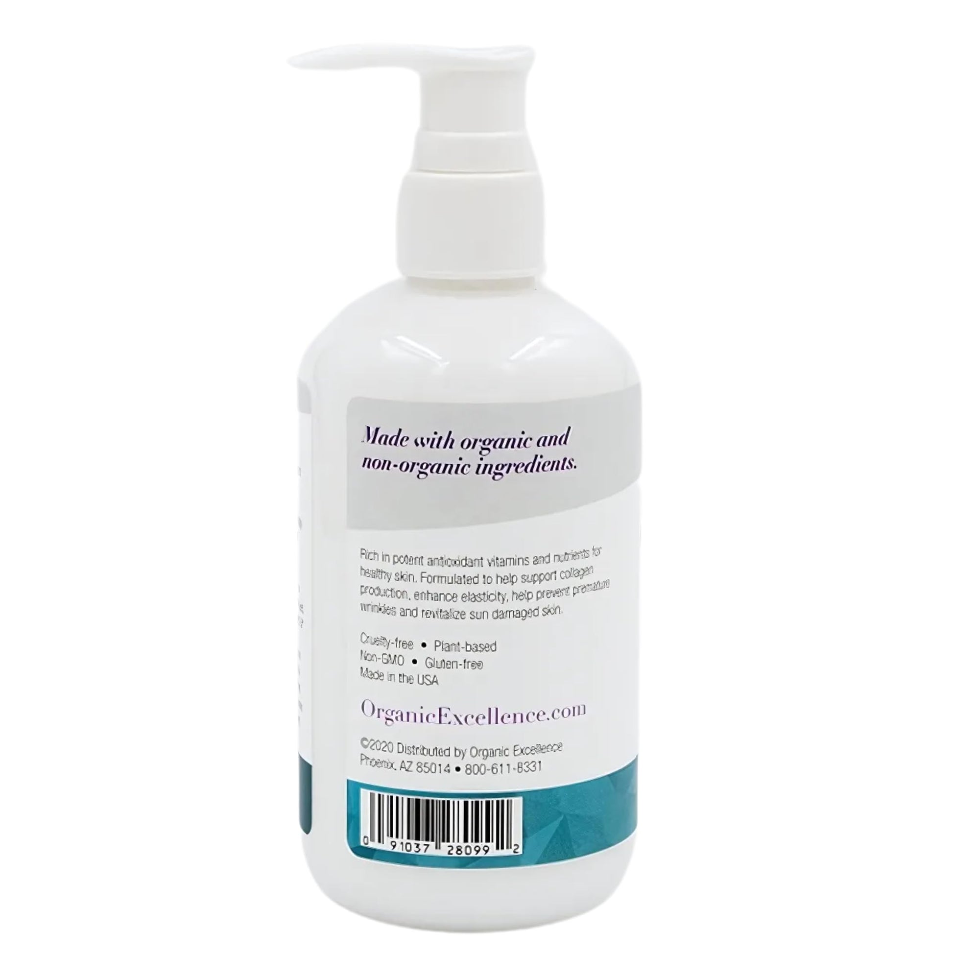 Organic Excellence Hand and Body Therapy All Natural Body Lotion for Women Men Kids - Organic Body Lotion For Dry Skin Rich, Natural Moisturizer For Daily Use, Unscented, Made in USA with Shea Butter Organic ExcellenceAu supplements