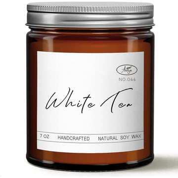 Annye White Tea Scented Candles, Organic Soy Candle for Home Scented, Hand-Poured Jar Candle AnnyeAu supplements