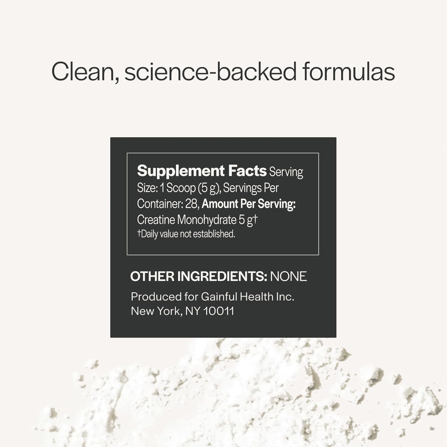 Gainful Creatine Powder, Post Workout Amino Acid Supplement, Muscle, Energy & Focus Support, 5g Creatine Monohydrate, Unflavored, 60 Servings GainfulAu supplements