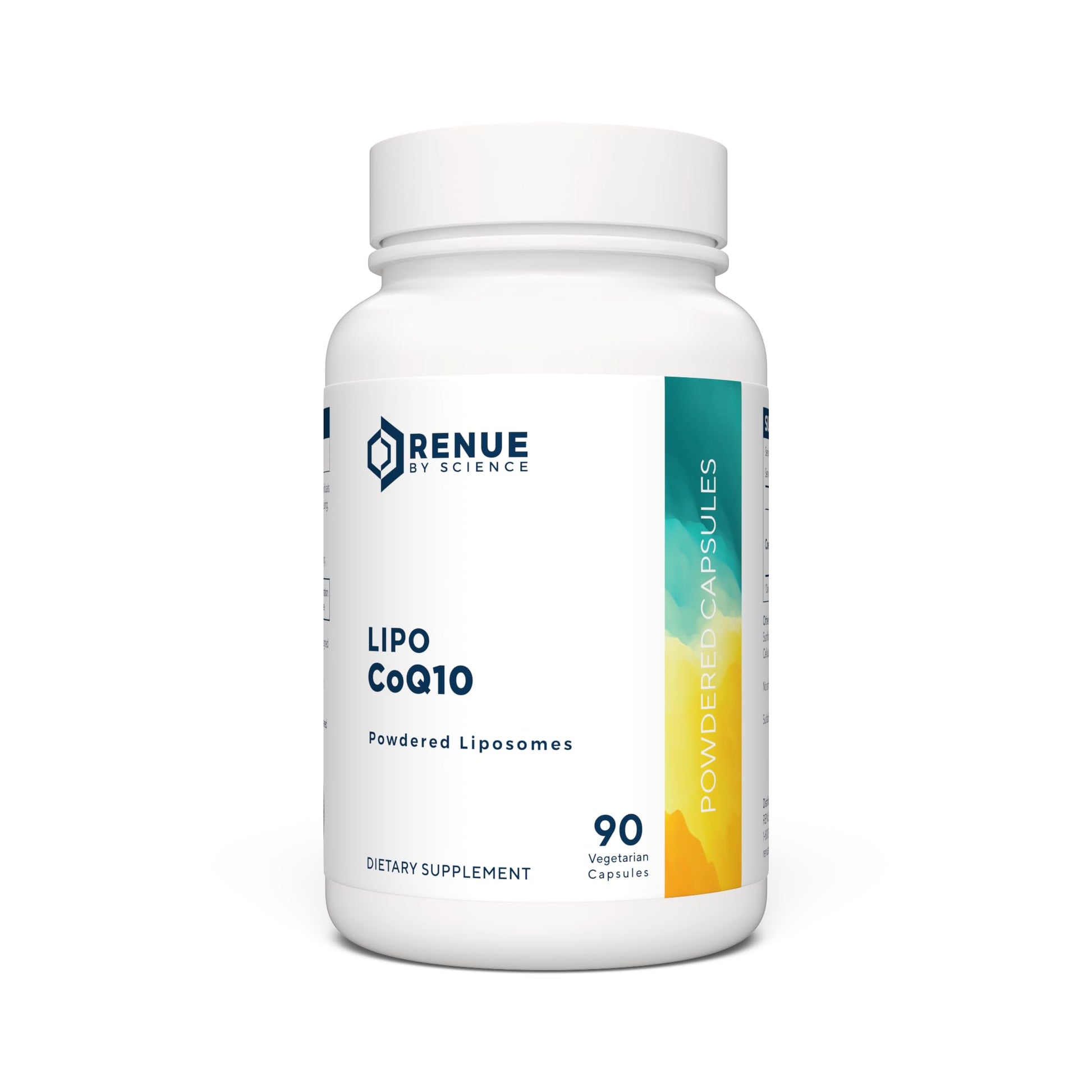 Renue By Science CoQ10 - Coenzyme Q10 as Ubiquinol CoQ10 | High Strength Liposomal CoQ10 200mg Supplement | 90 Co Q10 Capsules | Non-GMO & Allergen Free | Made in The USA Third-Party Tested Renue By ScienceUS supplements